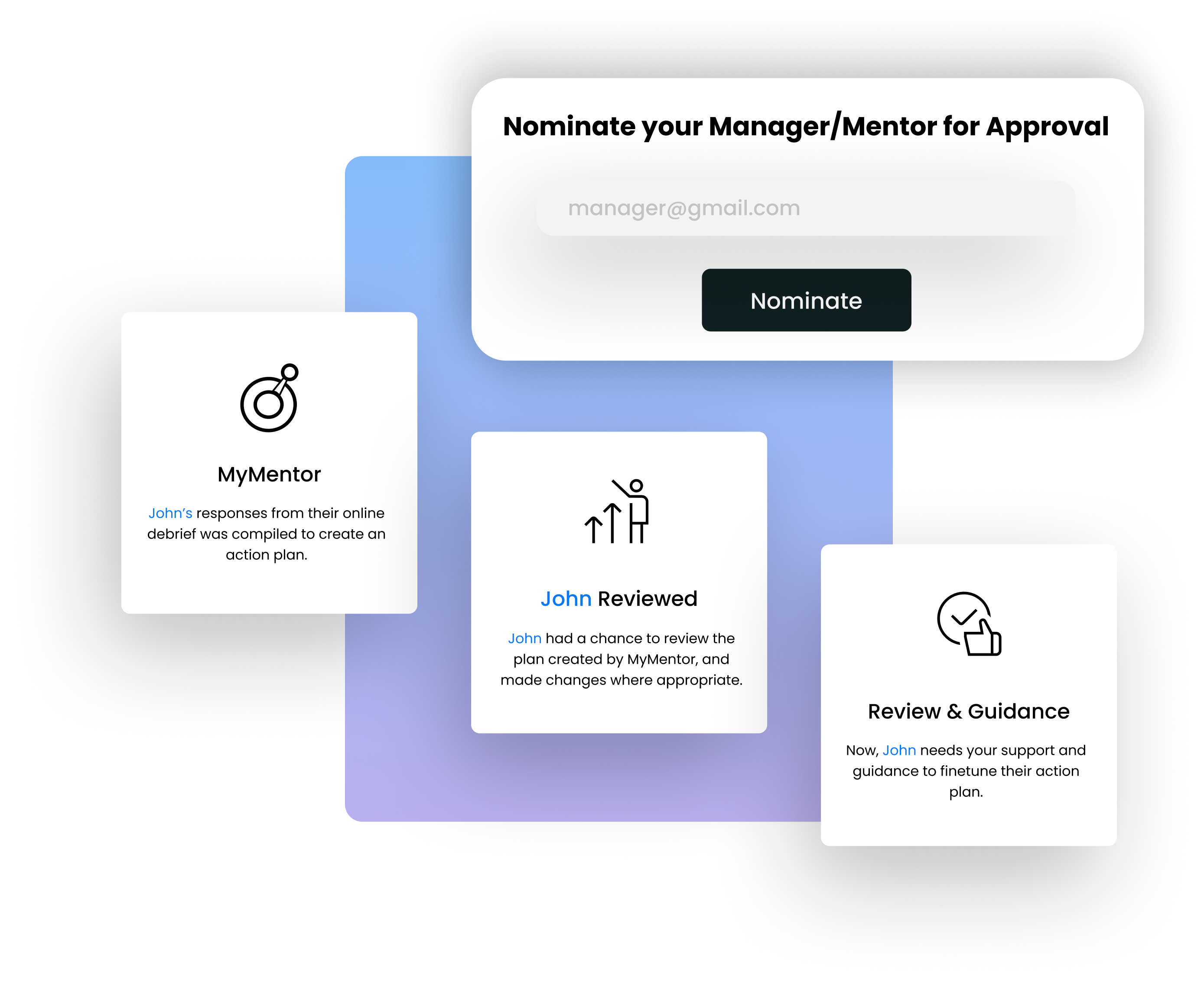 Invite manager to review & approve